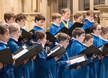 Choristers performing the Utterly Captivating Ceremony of Carols at Wells Cathedral